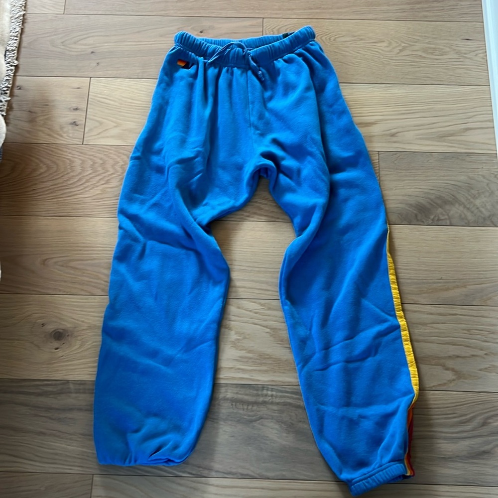 Aviator Nation Ocean stripe sweatpants M